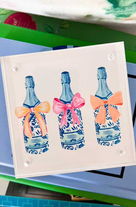 Champagne Art Acrylic Frame