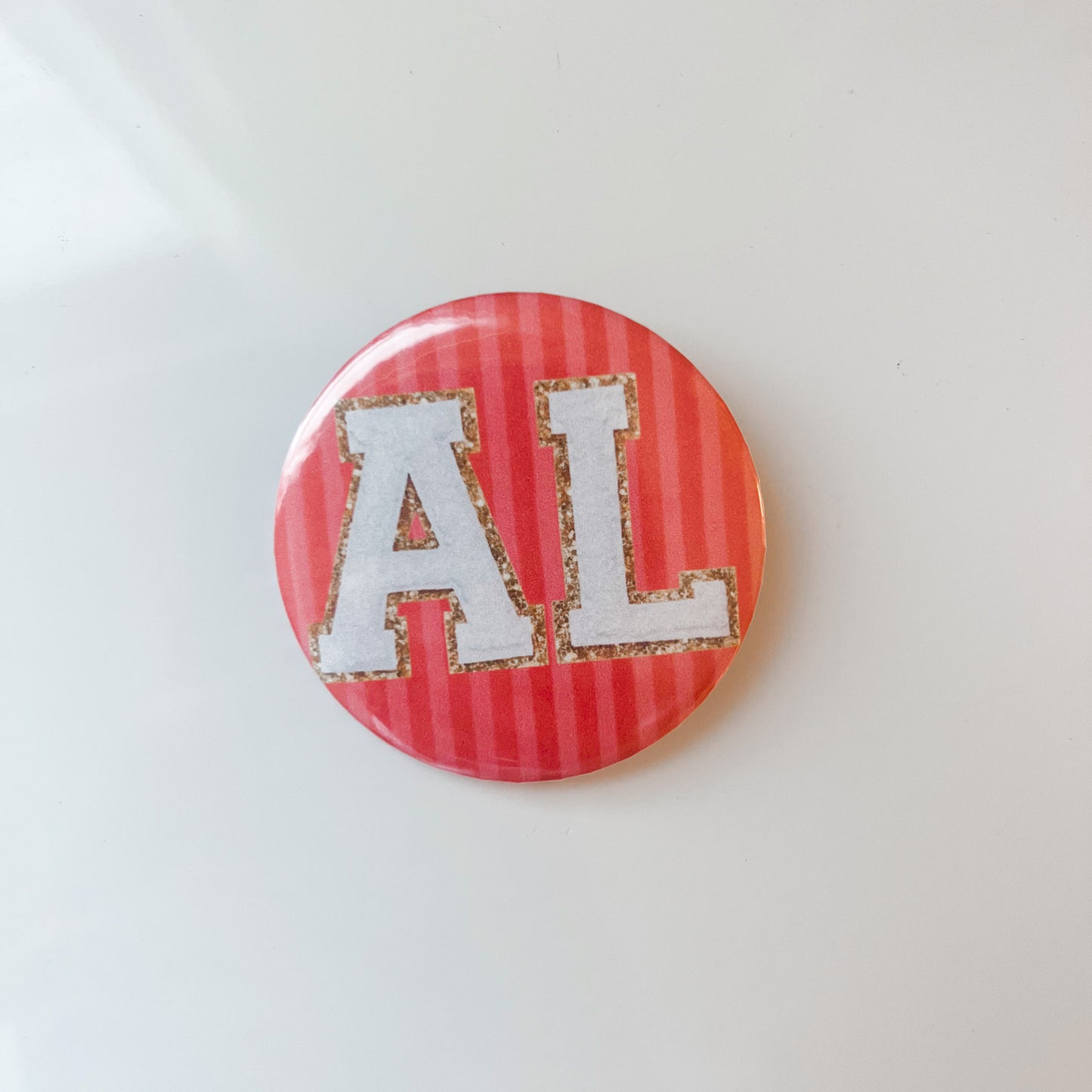 Alabama Button, Gameday Button, University of Alabama Button, Preppy Bama Button