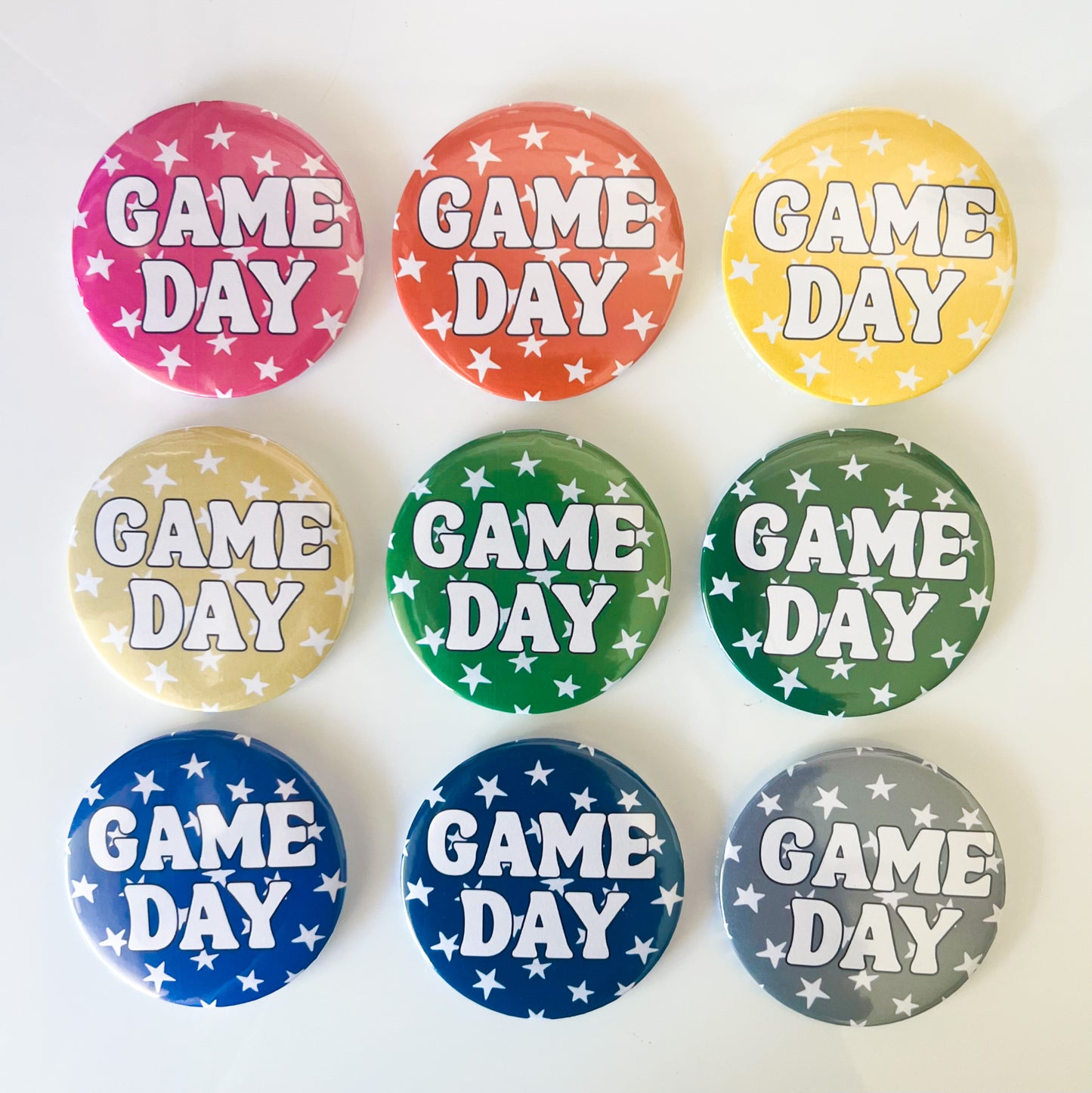 GAME DAY Buttons