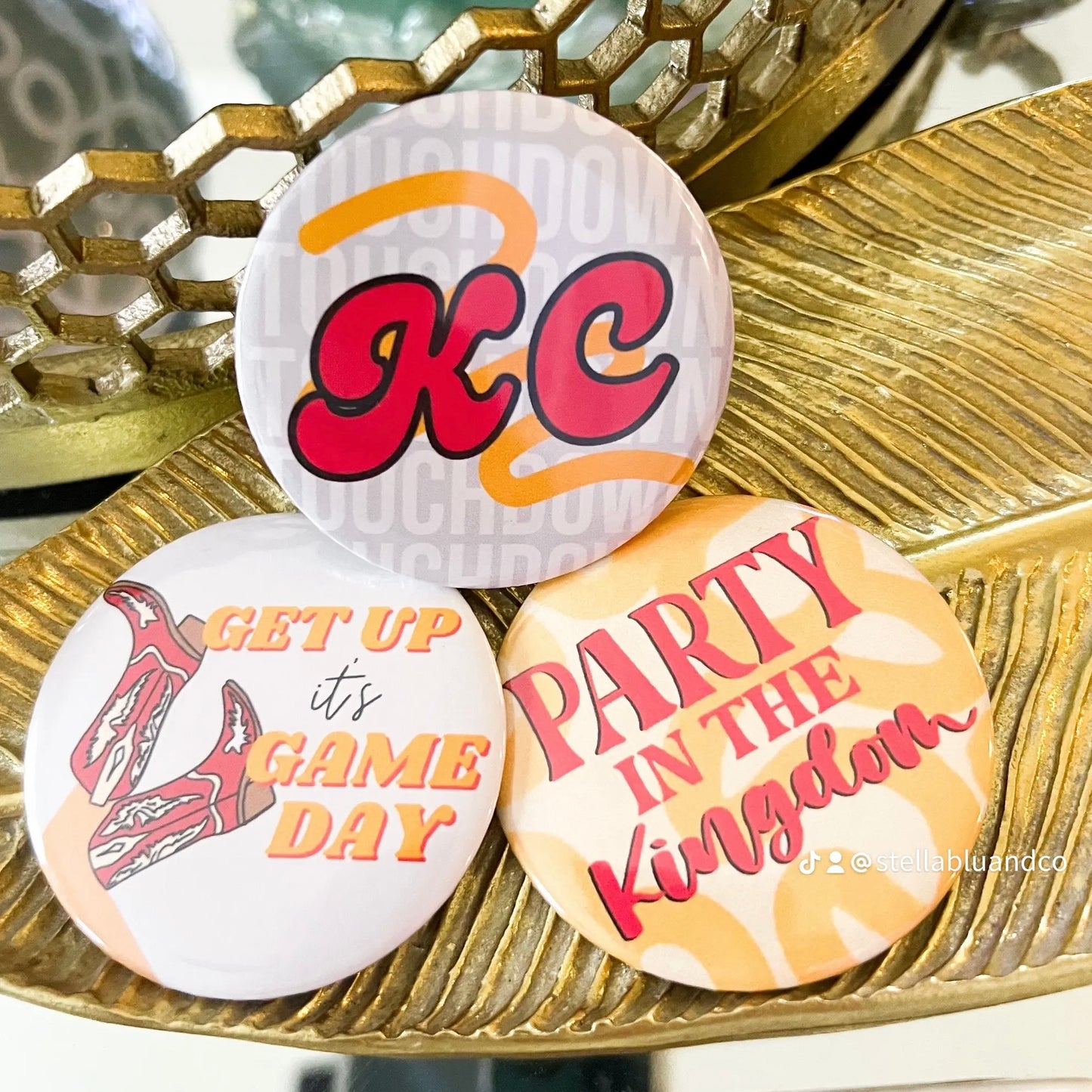 Get Up it's Gameday Button