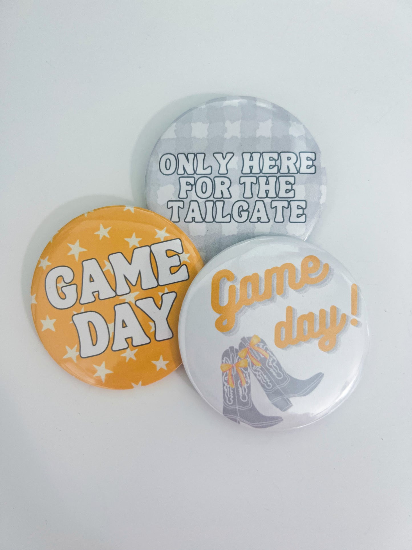 Yellow Gameday Button Bundle