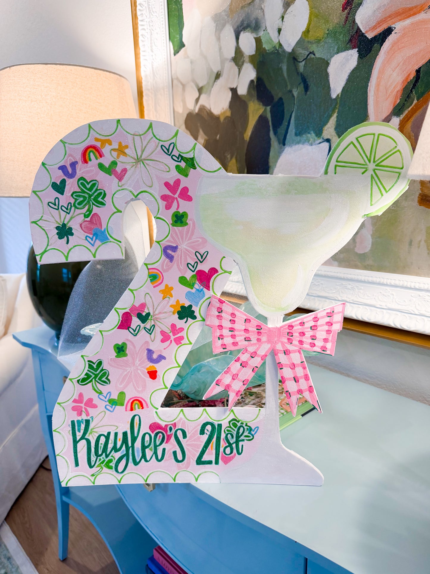 Lucky Charms 21 Sign