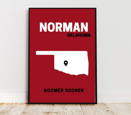 Oklahoma College Digital Prints