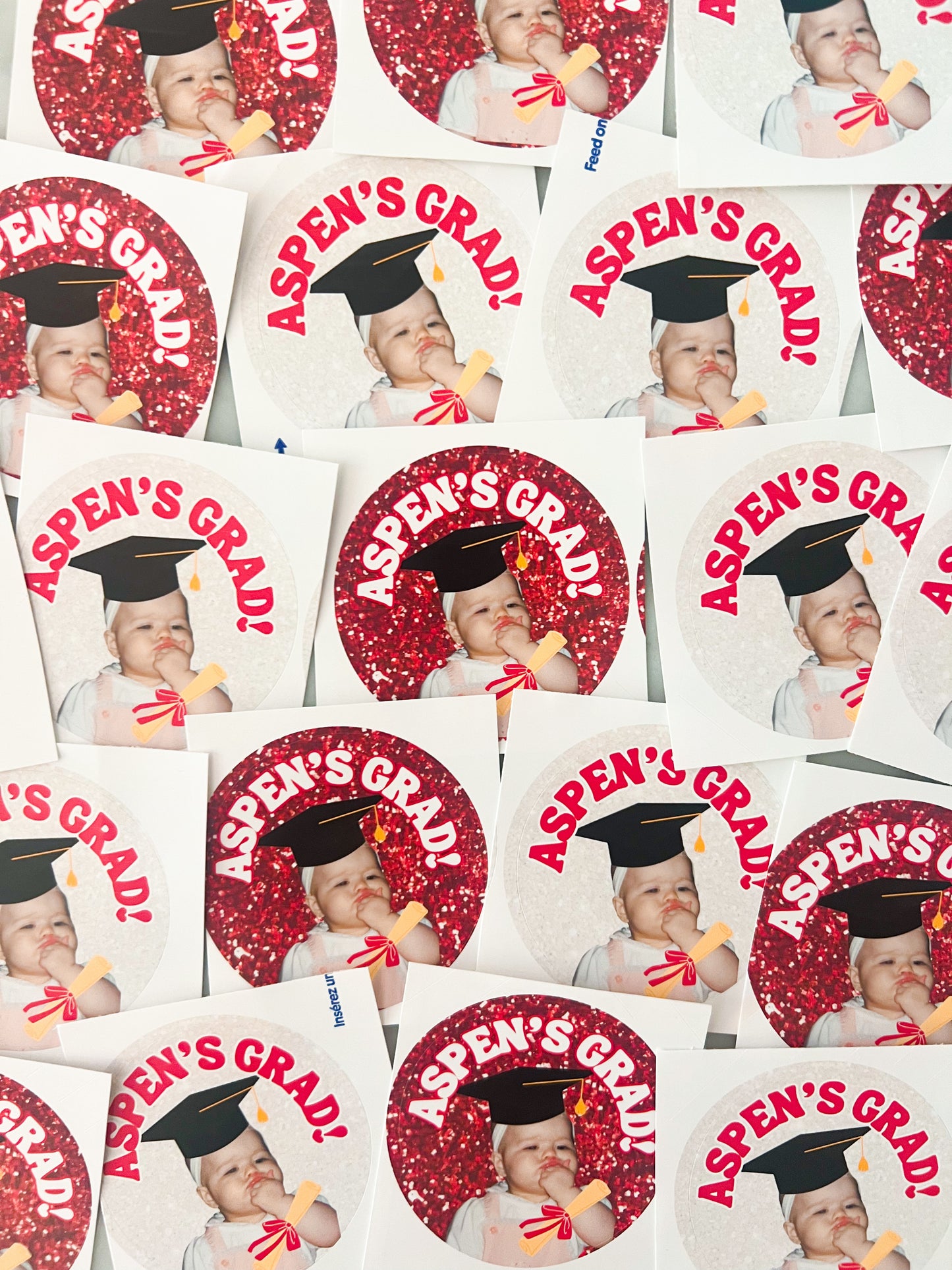 The Glitter Pack- Custom Graduation Stickers