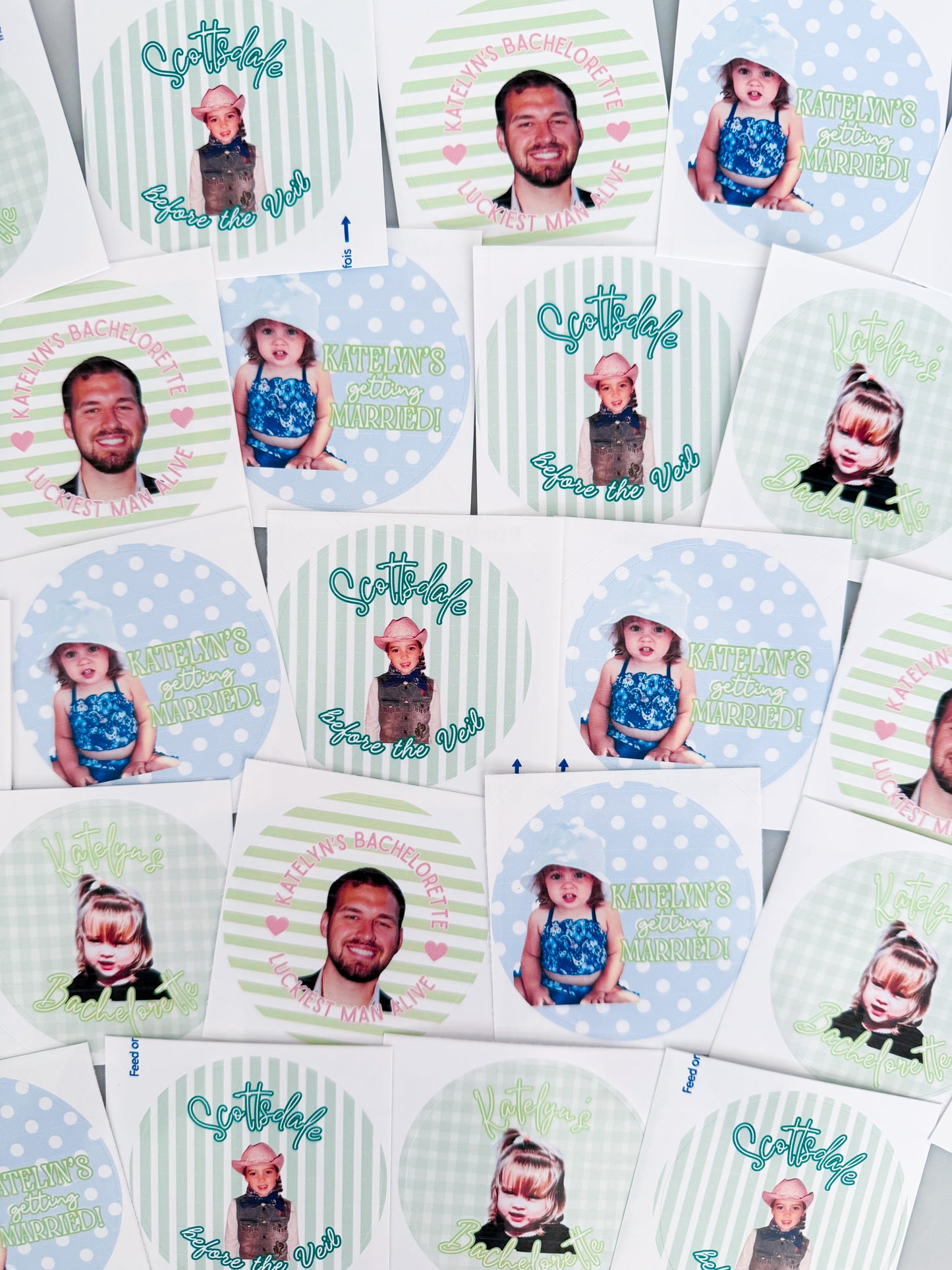 The Scottsdale Bundle- Custom Bachelorette Party Stickers