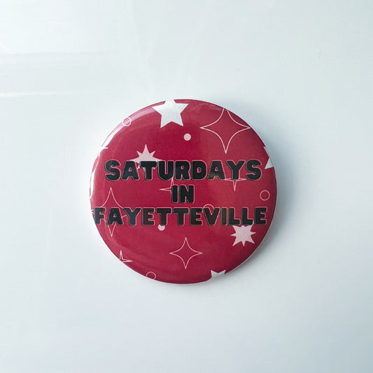 Saturdays in Fayetteville Button