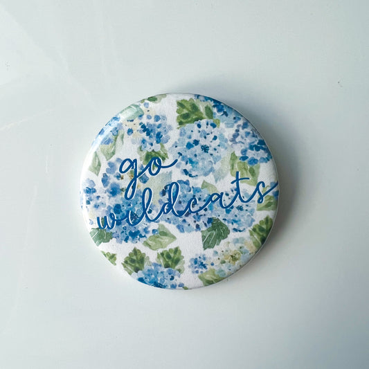 Floral Wildcats Buttons