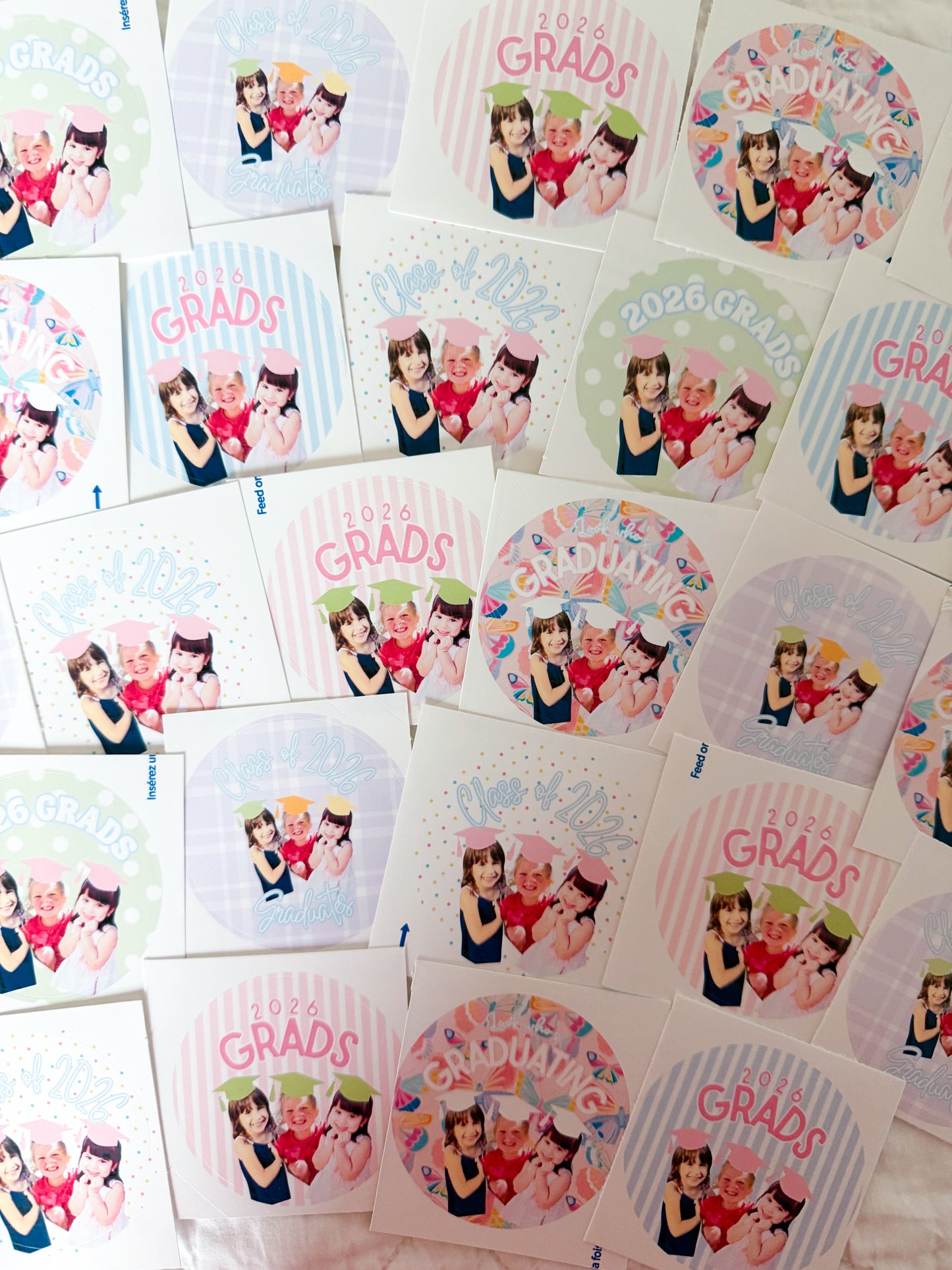 The Pastel Pack- Custom Graduation Stickers