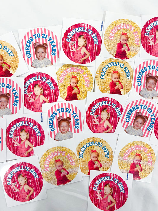 The Y2K Set- Custom 21st Birthday Stickers