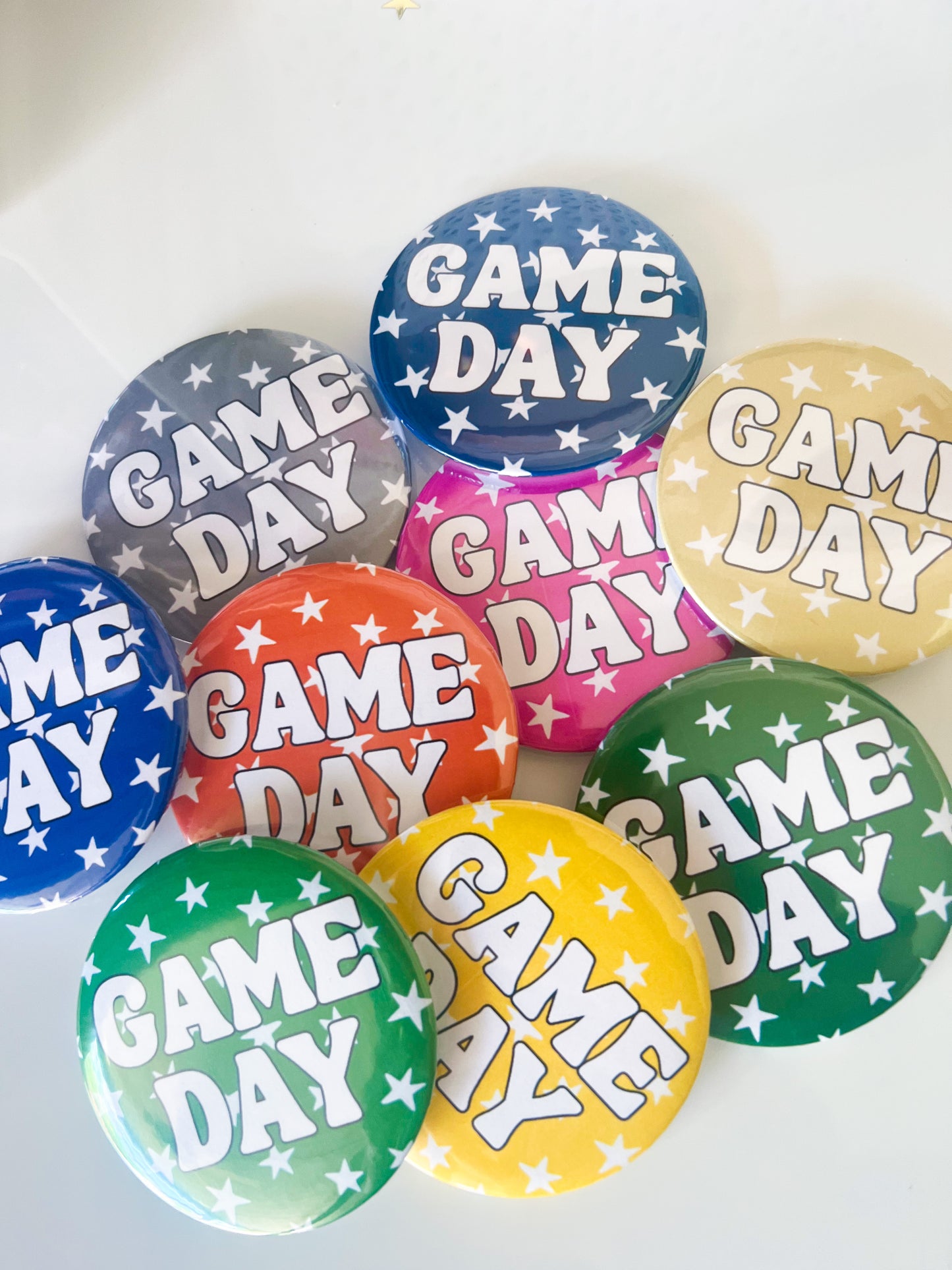 GAME DAY Buttons
