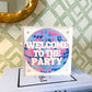 Welcome to the Party Disco Ball Art Acrylic Frame
