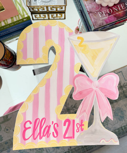 The Lemon Martini Sign