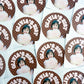 The Chocolate Polka dot Set- Custom 21st Birthday Stickers