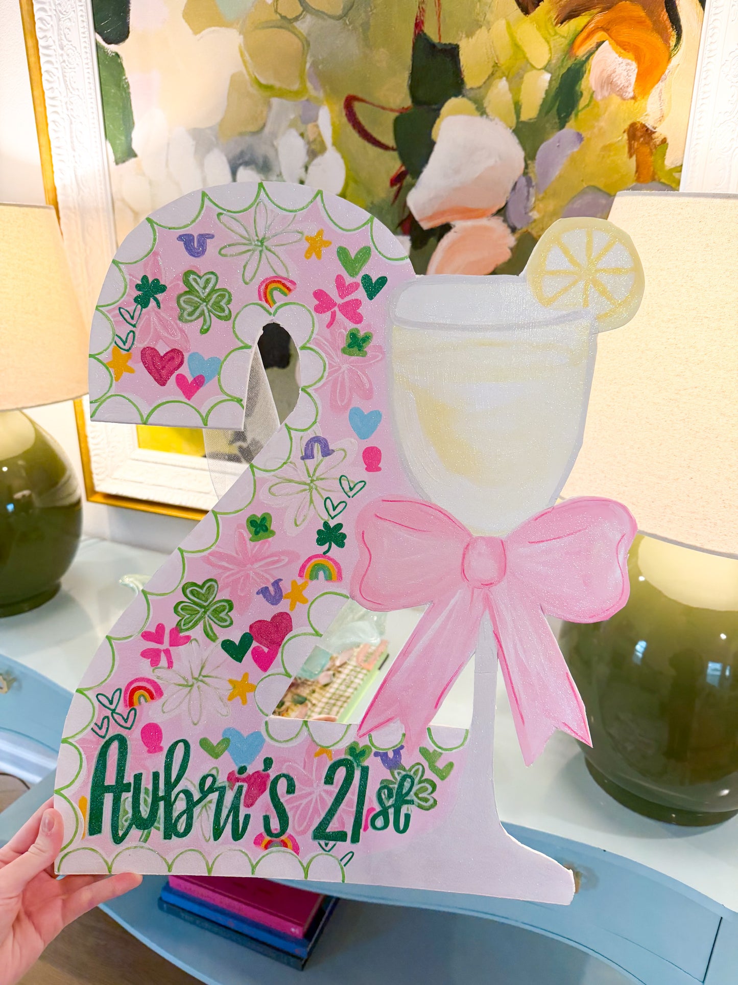 Lucky Charms 21 Sign